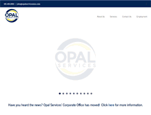 Tablet Screenshot of opalservicesmn.com